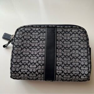 Vintage Coach Signature Canvas Pouch